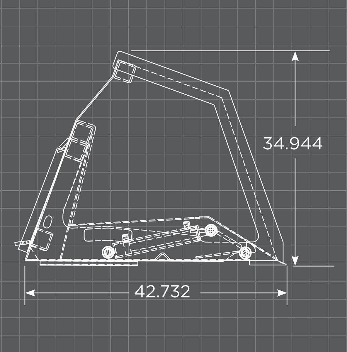 Loflin Fabrication | Front Dump Buckets | 72" - 96" | For Skid Steer