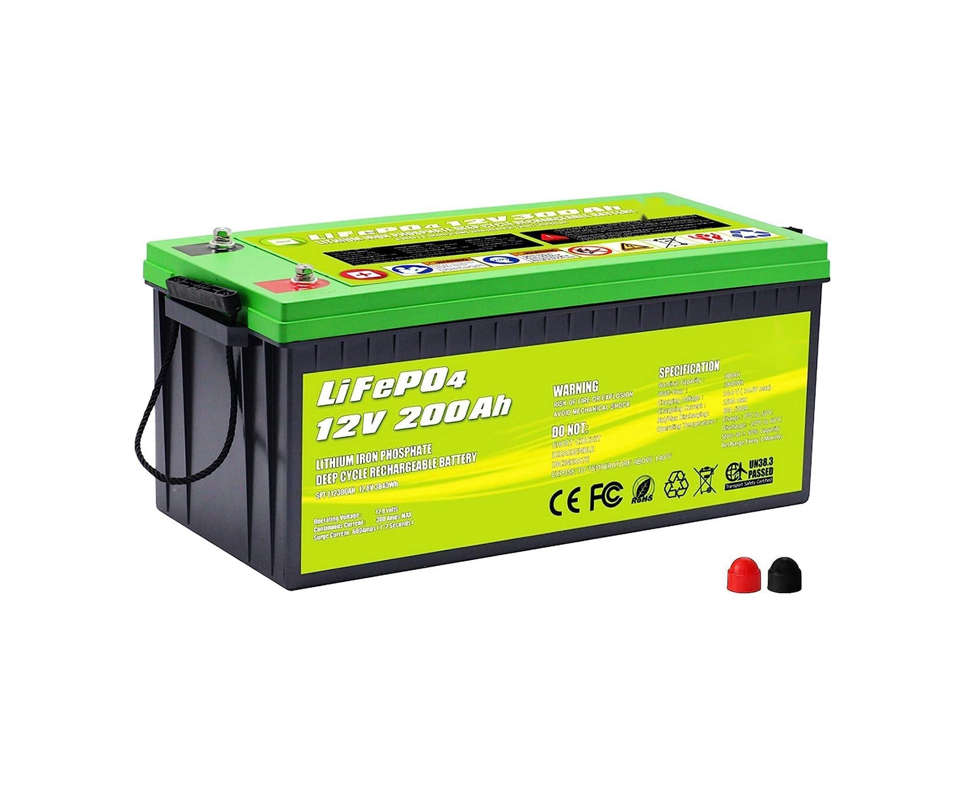 ACOPOWER 12V 200Ah LiFePO4 Deep Cycle Lithium Battery HY-Li200Ah