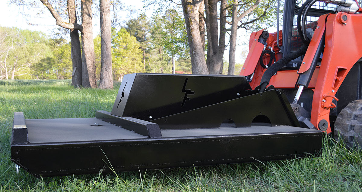 Loflin Fabrication | Closed Front Bush Cutters | 60" and 72" | 2, 3, or 4 Blades | 80cc - 250cc | For Skid Steer