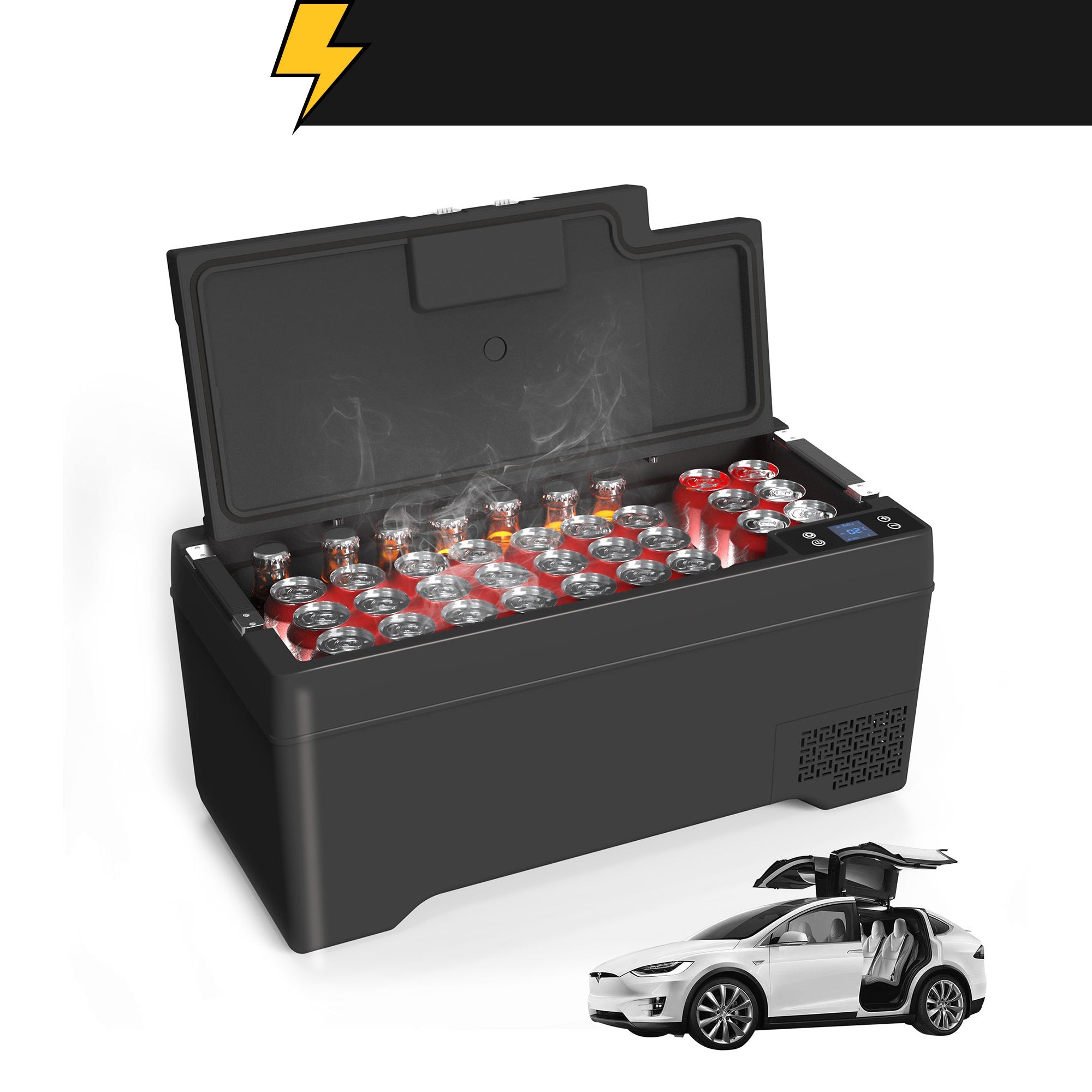 ACOPOWER TesFridge Portable Freezer Specially Designed for Tesla Model X HY-T36