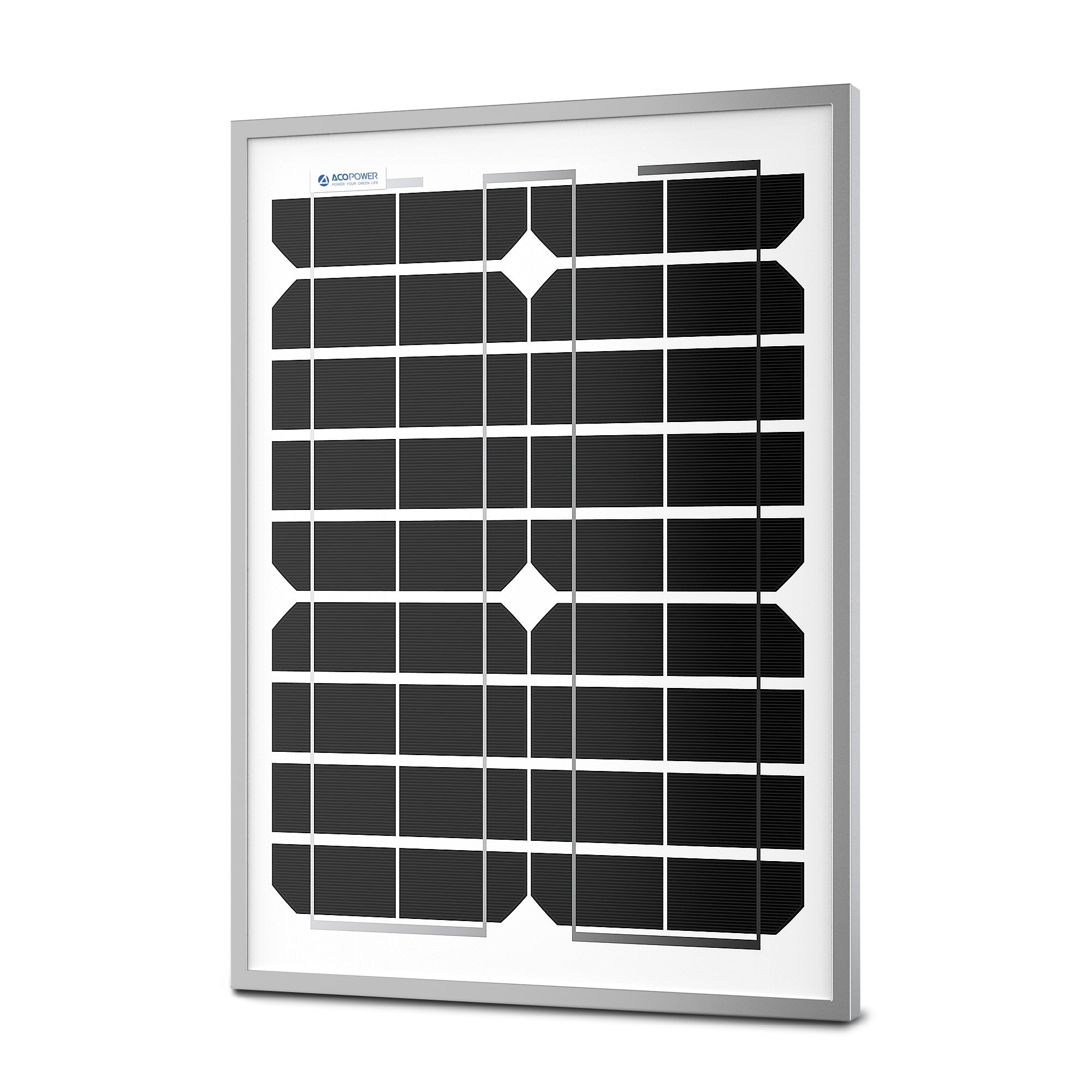 ACOPOWER 20 Watt 12 Volt Monocrystalline Solar Panel HY020-12M