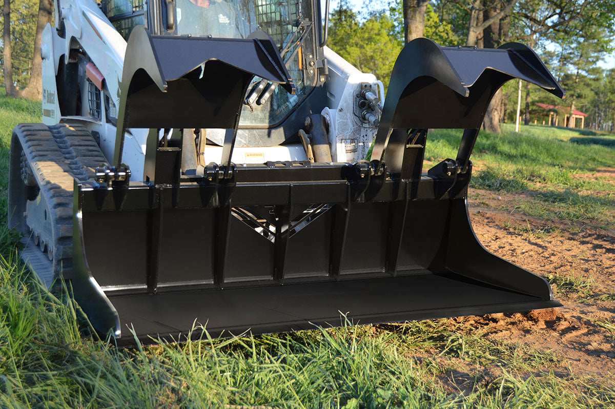 Loflin Fabrication | Standard Duty Grapple Buckets | 60" - 84" | For Skid Steer