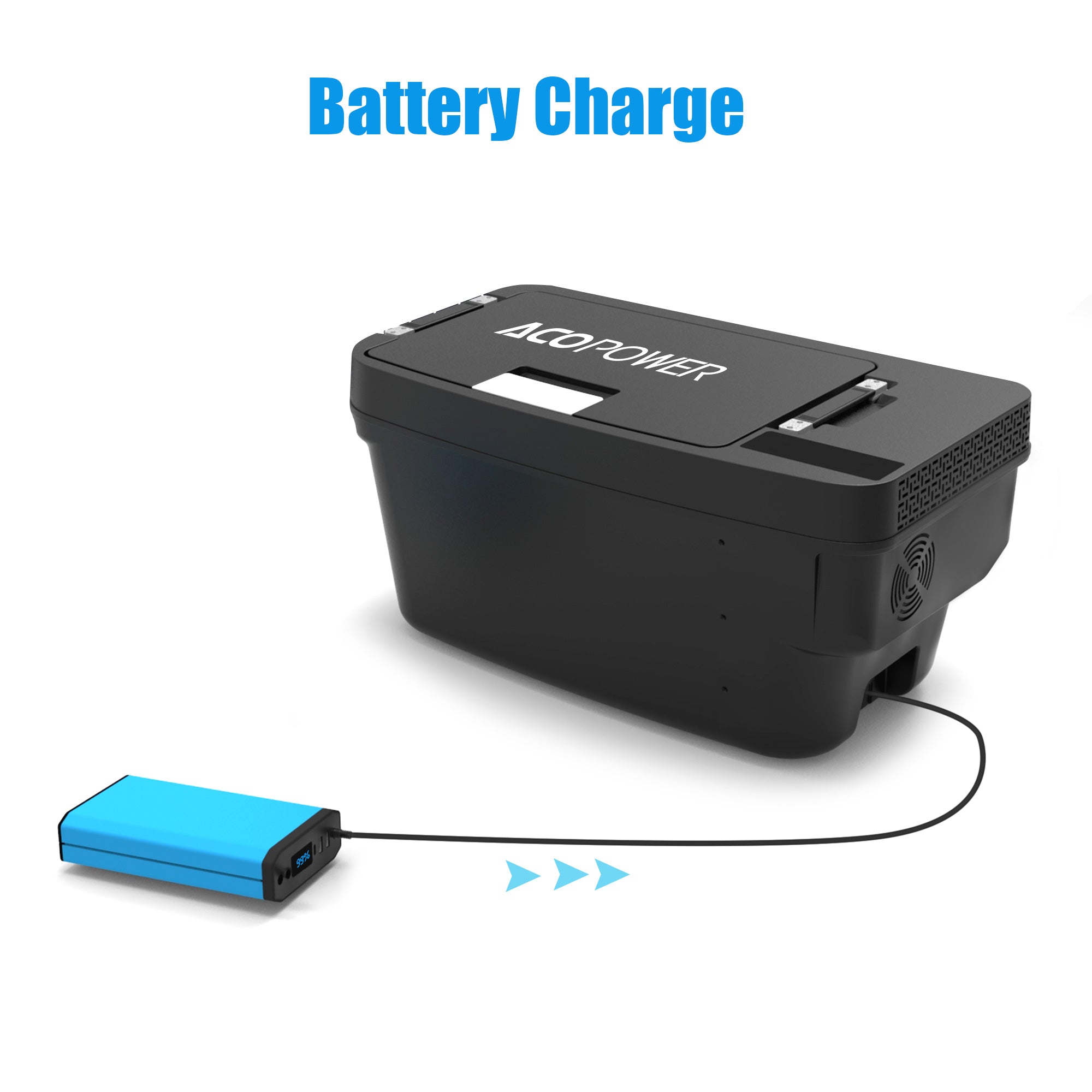 ACOPOWER Connection Cable from Tesla Fridge to X230 Battery HY-TF-X230-Cable