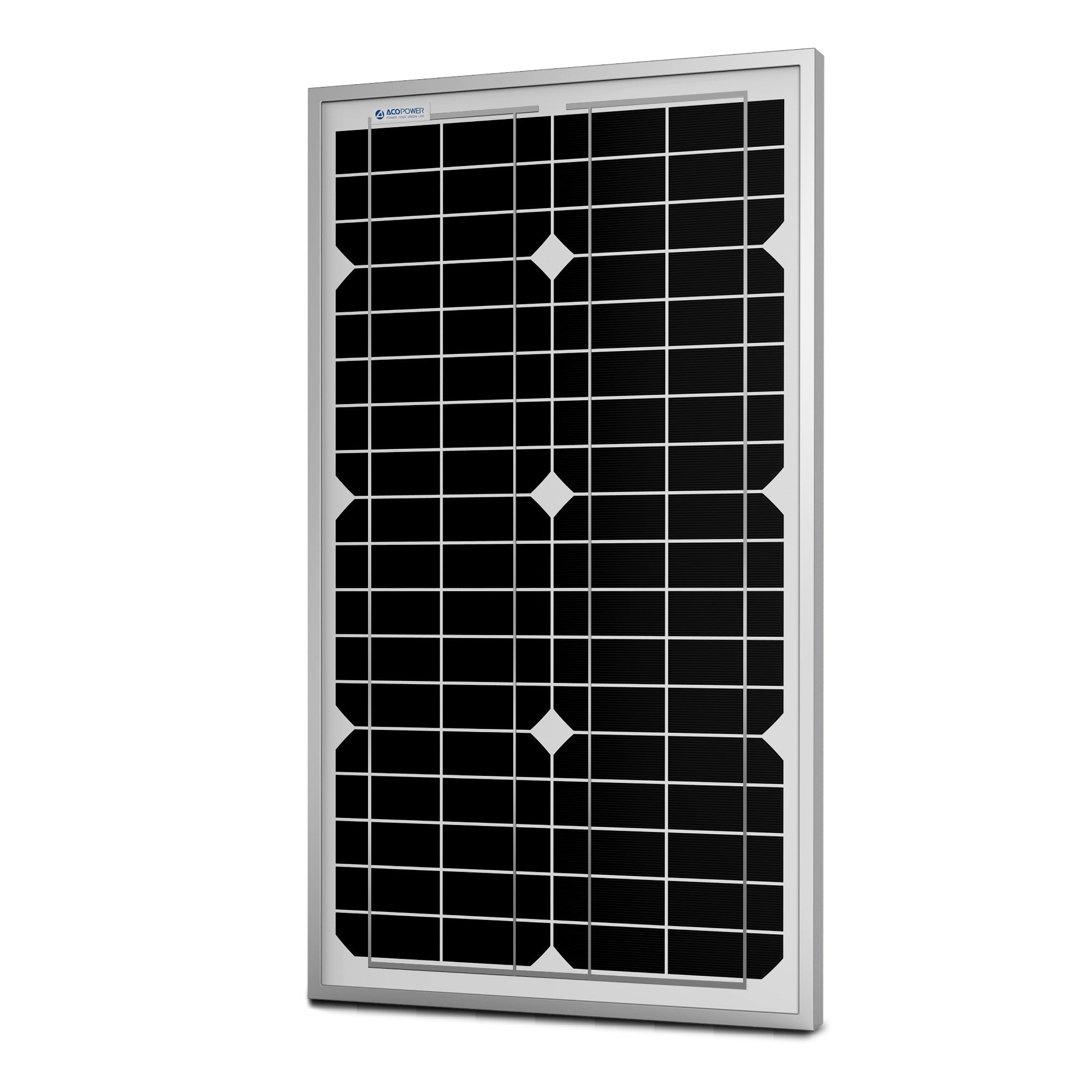 ACOPOWER 30 Watt 12 Volt Monocrystalline Solar Panel HY030-12M