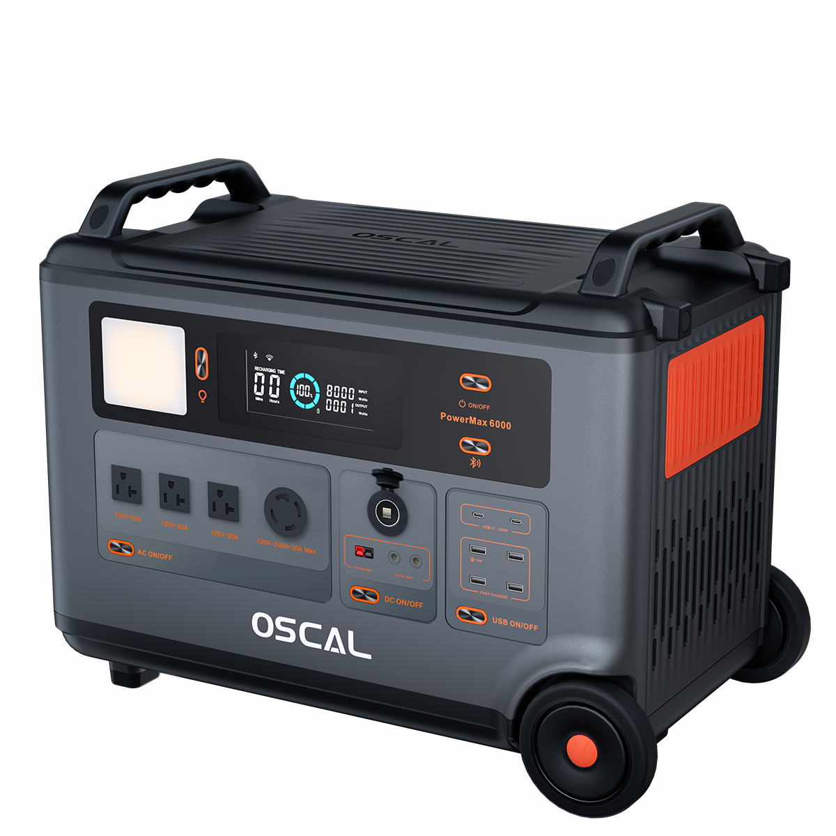 Oscal PowerMax 6000 6000W Portable Power Station (PowerMax-6000)