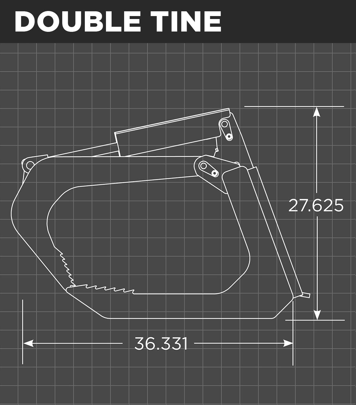 Loflin Fabrication | Compact Tractor Root Grapples | 54" - 72" | For Compact Tractor