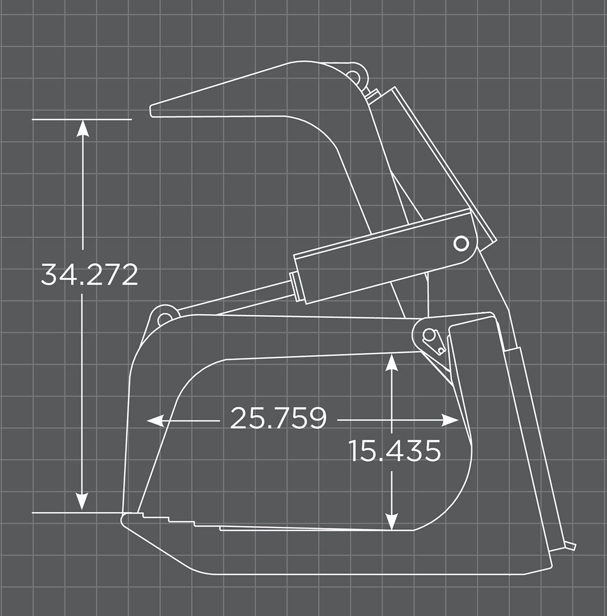 Loflin Fabrication | Medium Duty Root Grapples | 60" - 72" | For Skid Steer