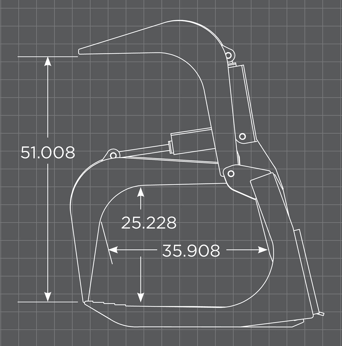 Loflin Fabrication | Monster Root Grapples | 72" - 96" | For Skid Steer