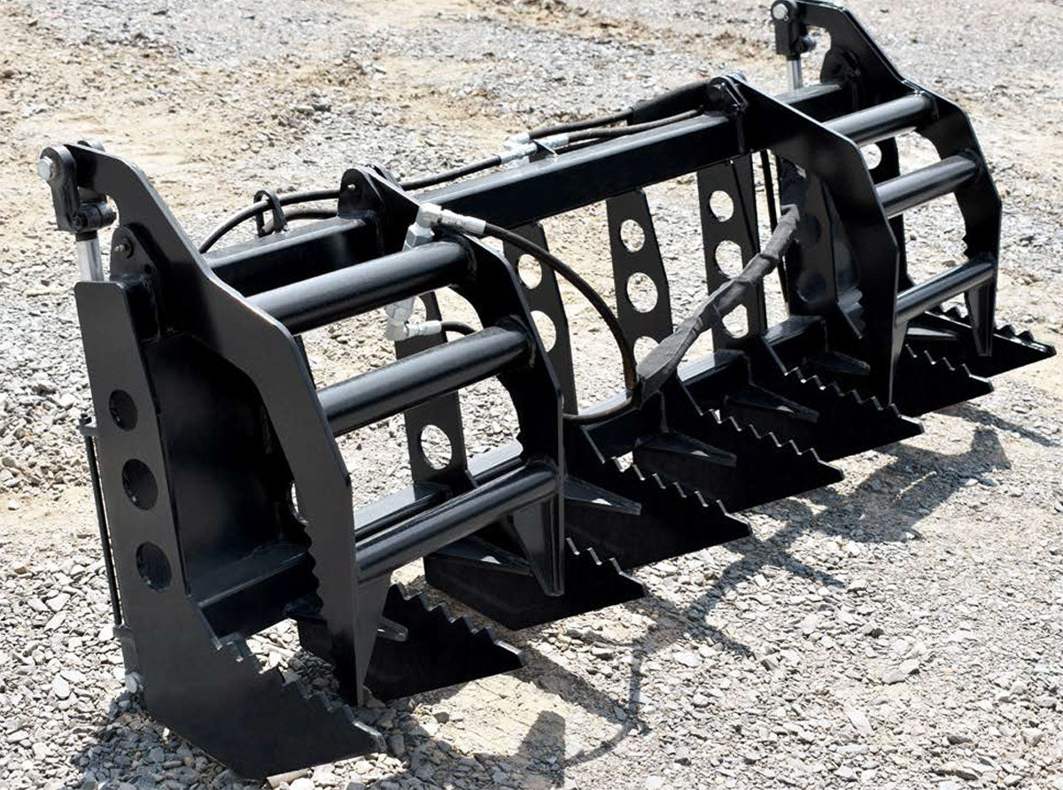 Loflin Fabrication | Compact Tractor Vertical Root Grapple | 60" - 72" | For Compact Tractor