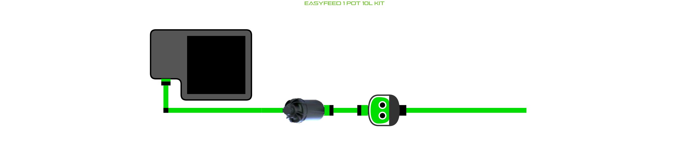 Alien Hydroponics EasyFeed 1 Pot Kit