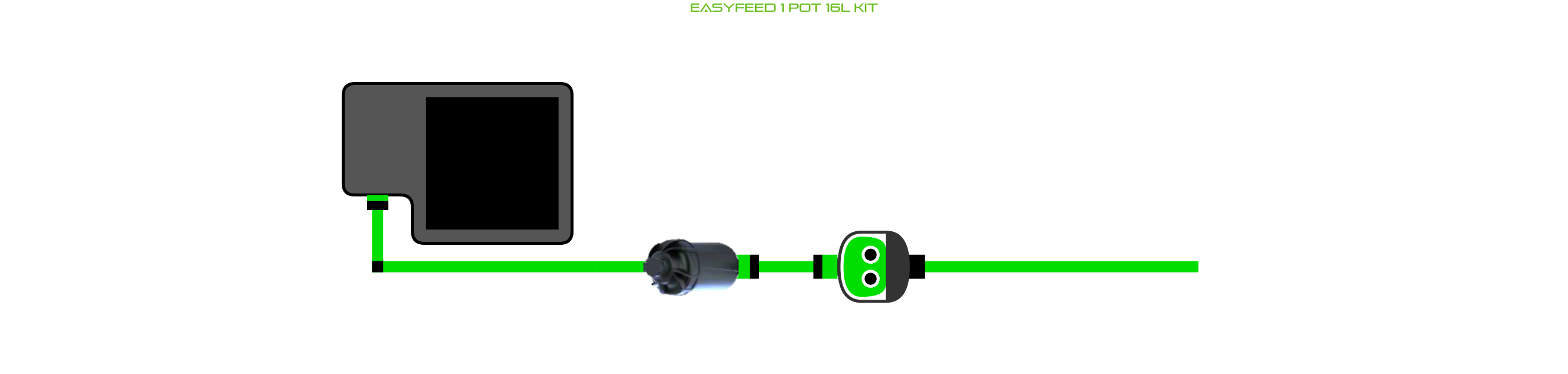 Alien Hydroponics EasyFeed 1 Pot Kit