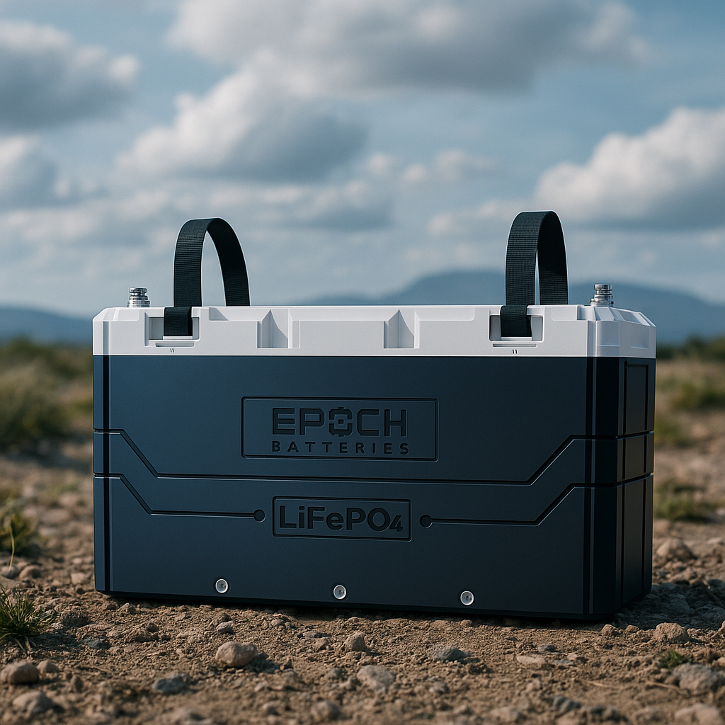 Epoch 12V 460Ah V2 Elite Series - Heated & Bluetooth & Victron Comms LiFePO4 Battery (C12460A)