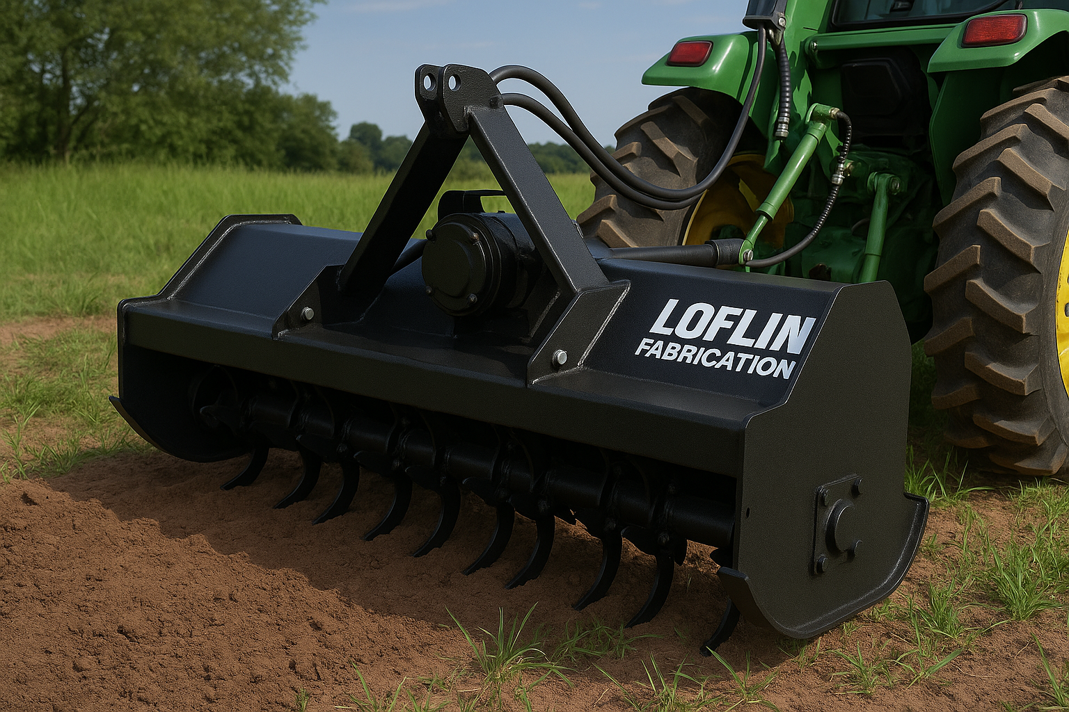 Loflin Fabrication | Tiller | 42" Width | For Mini Skid Steers