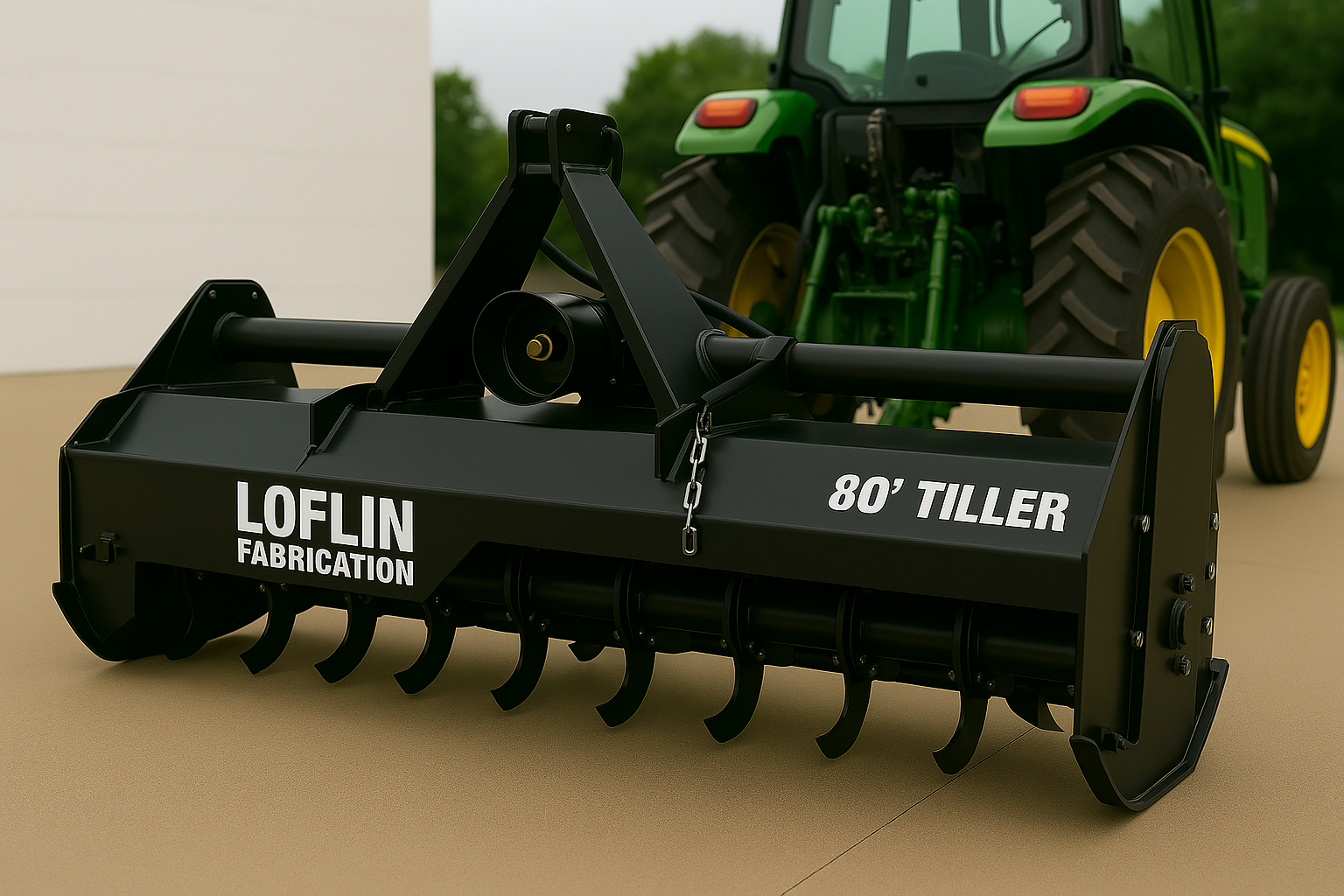 Loflin Fabrication | Tiller | 80" Width | For Tractor