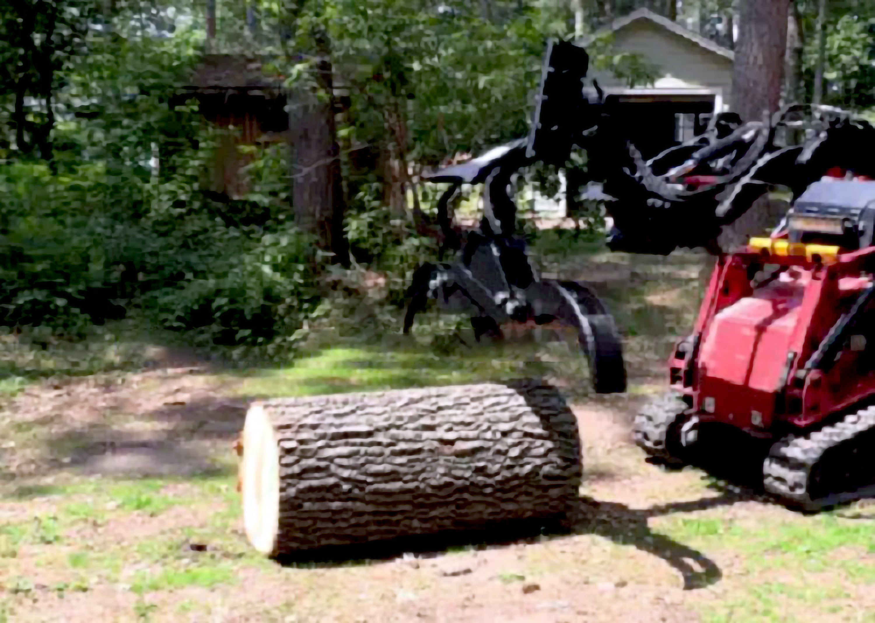 Loflin Fabrication | Log Grapple | Manual & Hydraulic Rotating | For Mini Skid Steer & Compact Loaders