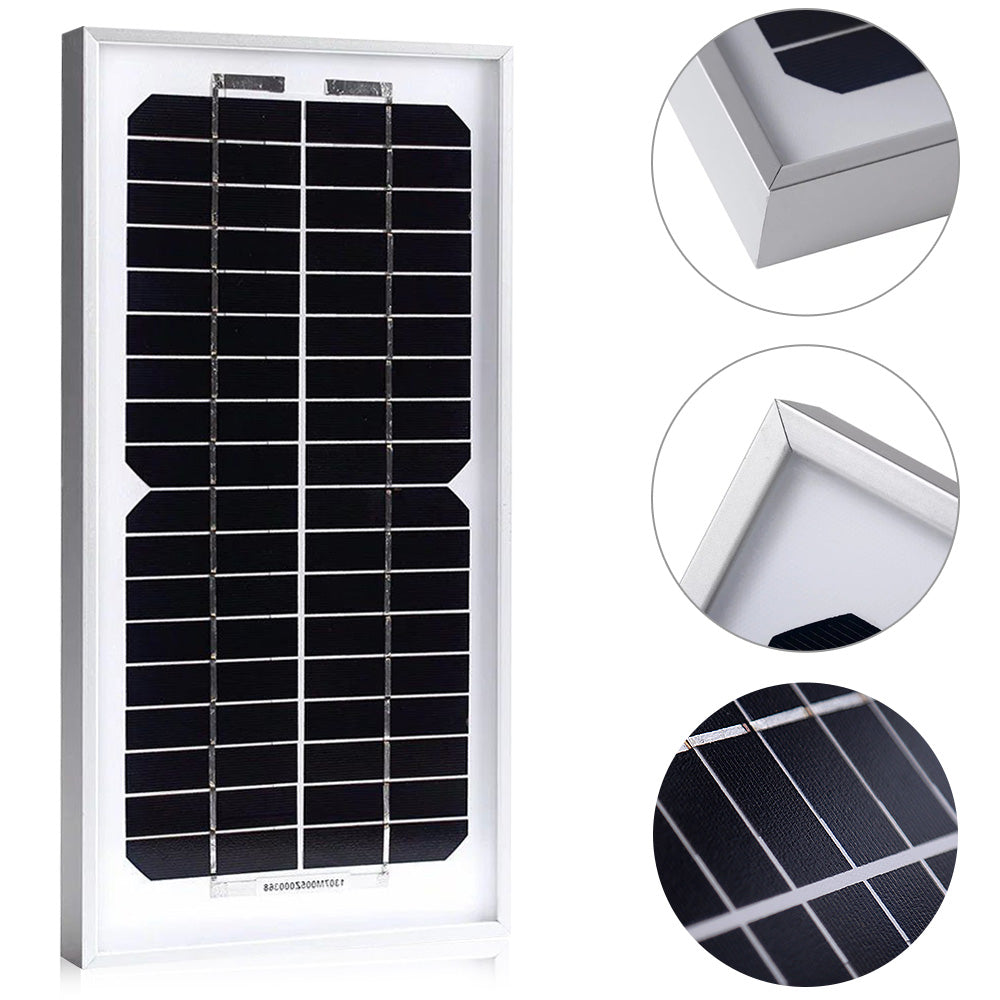 ACOPOWER 5 Watt 12 Volt Monocrystalline Solar Panel HY005-12M