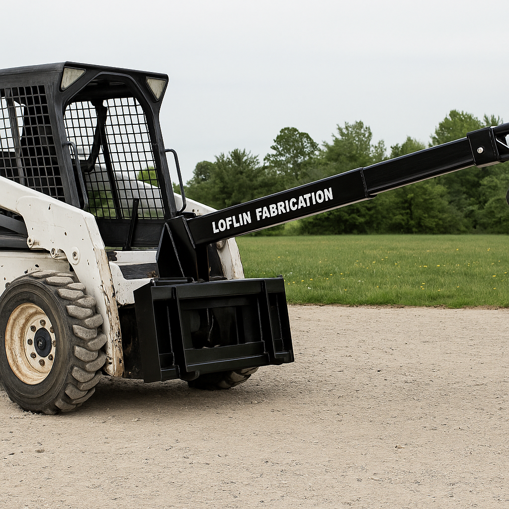 Loflin Fabrication | Teleboom | Extended Reach | For Skid Steer