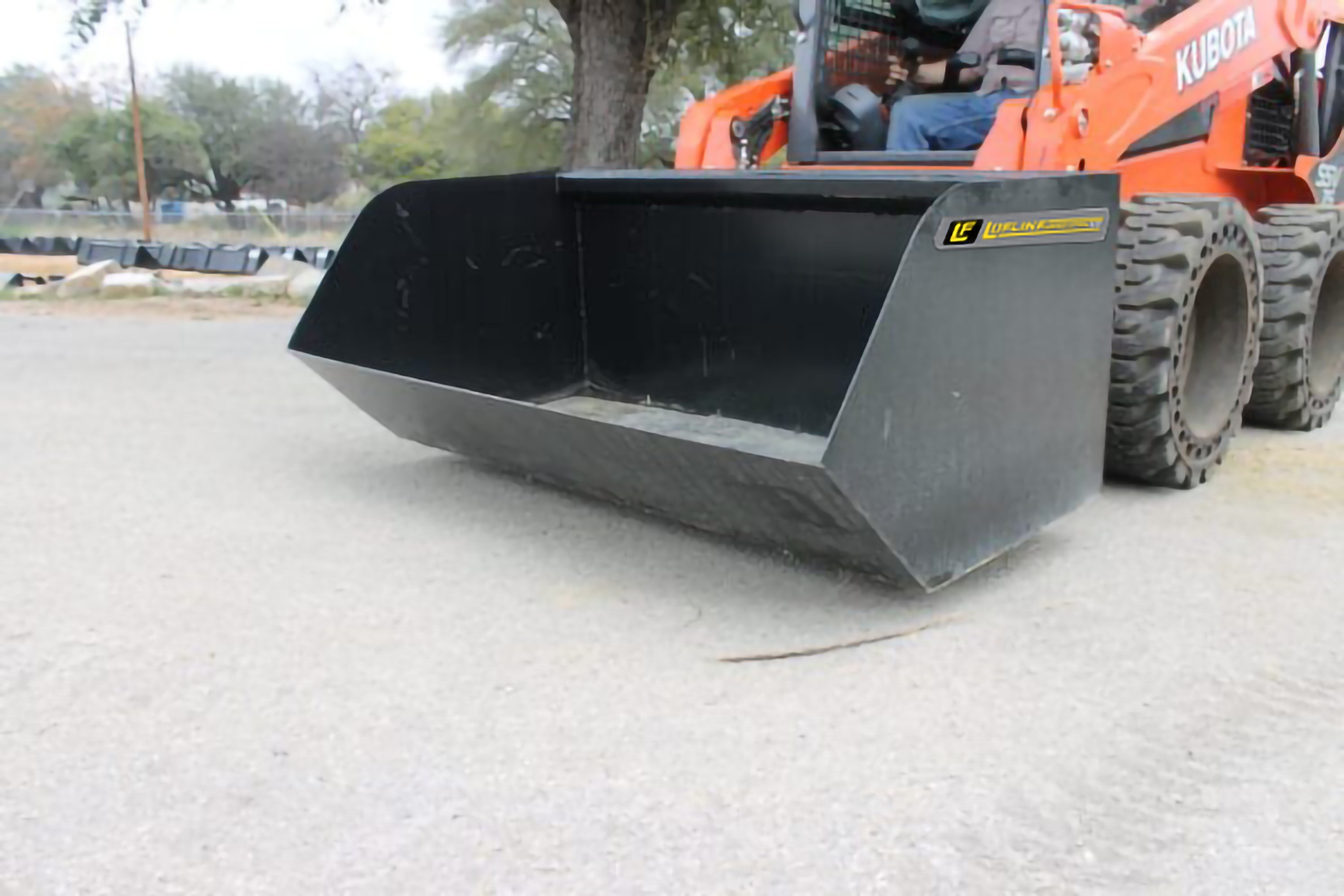 Loflin Fabrication | Trash Bucket | 72" & 84" Width | For Skid Steer Loaders