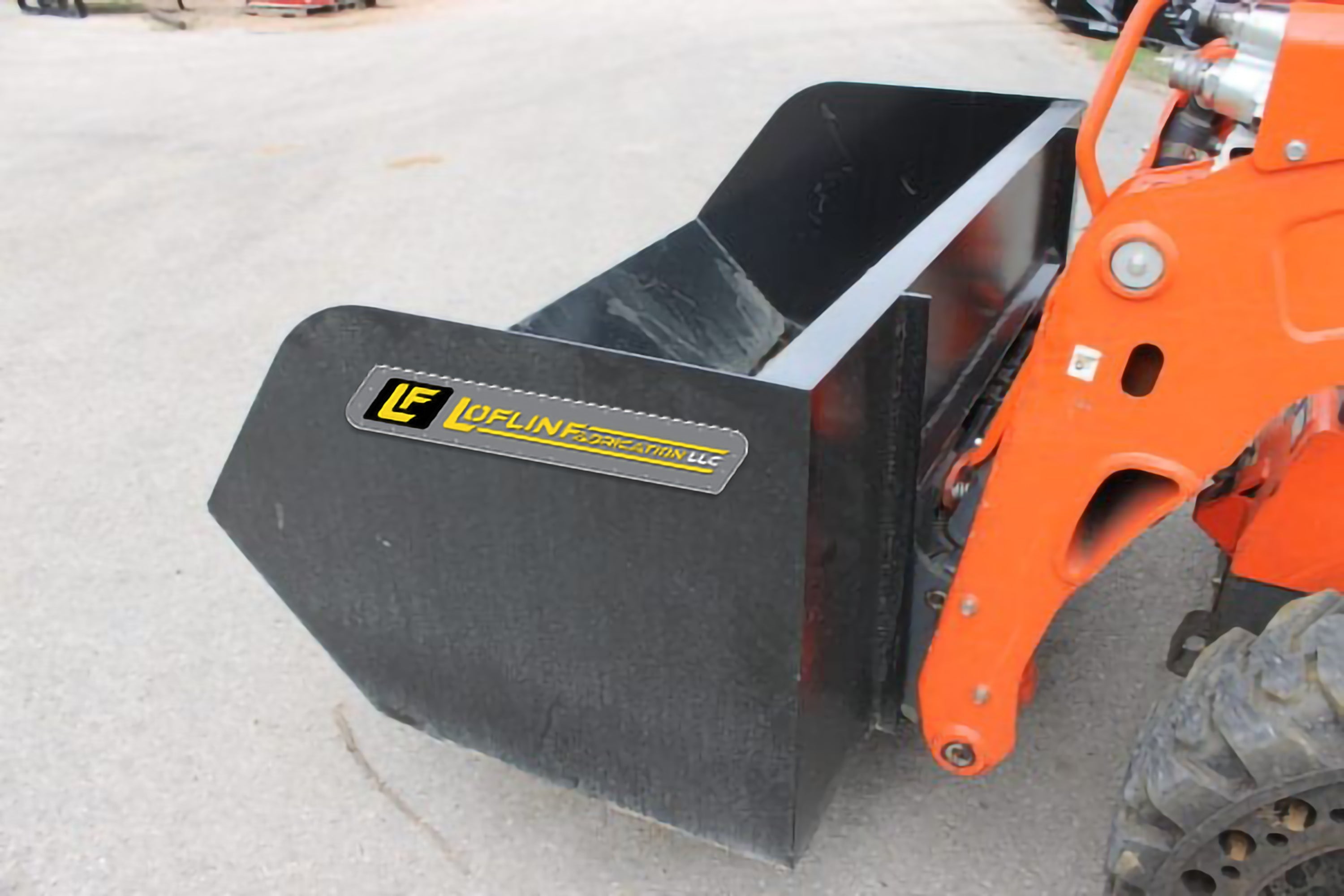 Loflin Fabrication | Trash Bucket | 72" & 84" Width | For Skid Steer Loaders