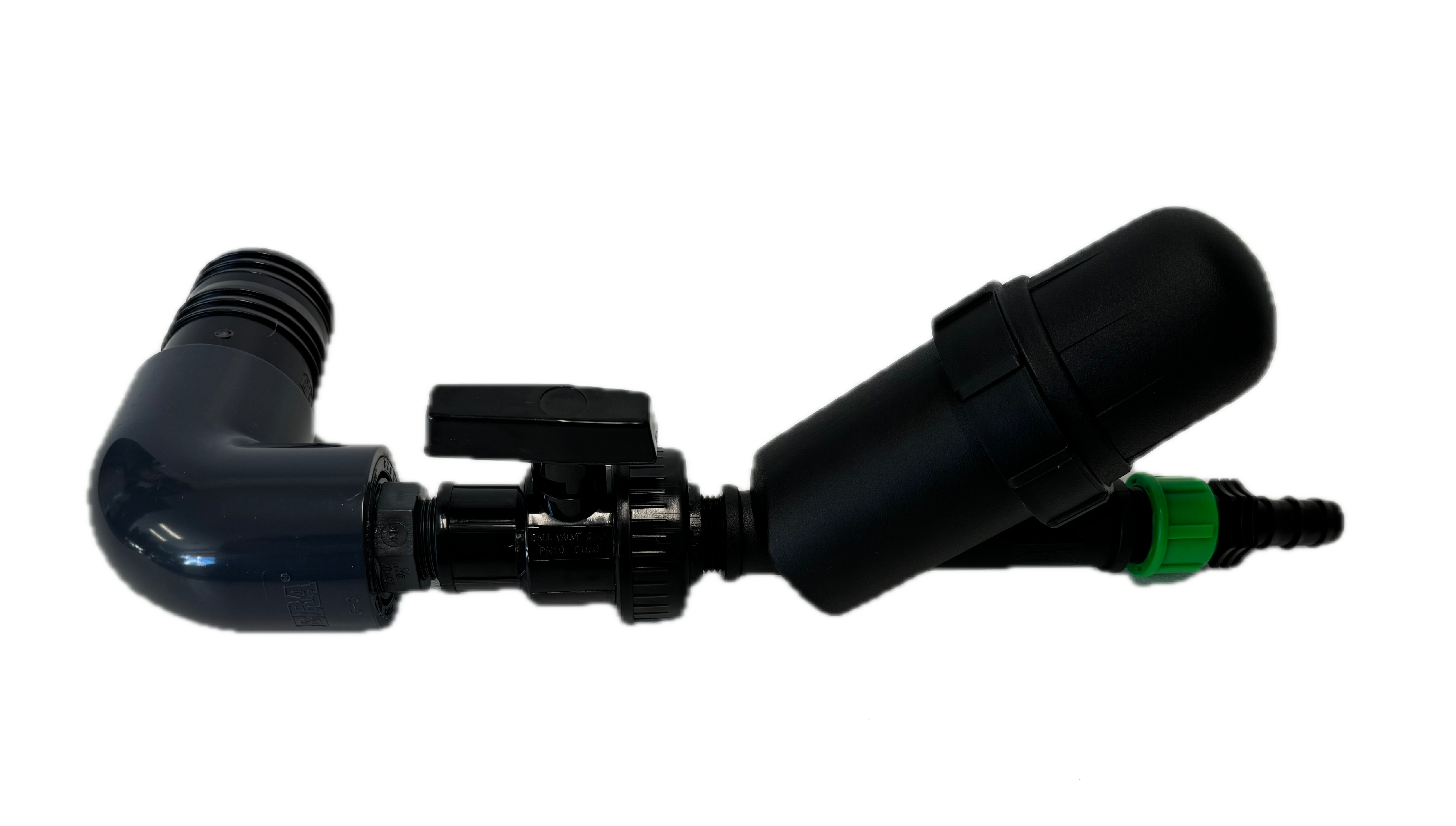 Alien Hydroponics RDWC Elbow, Ball Valve and Filter