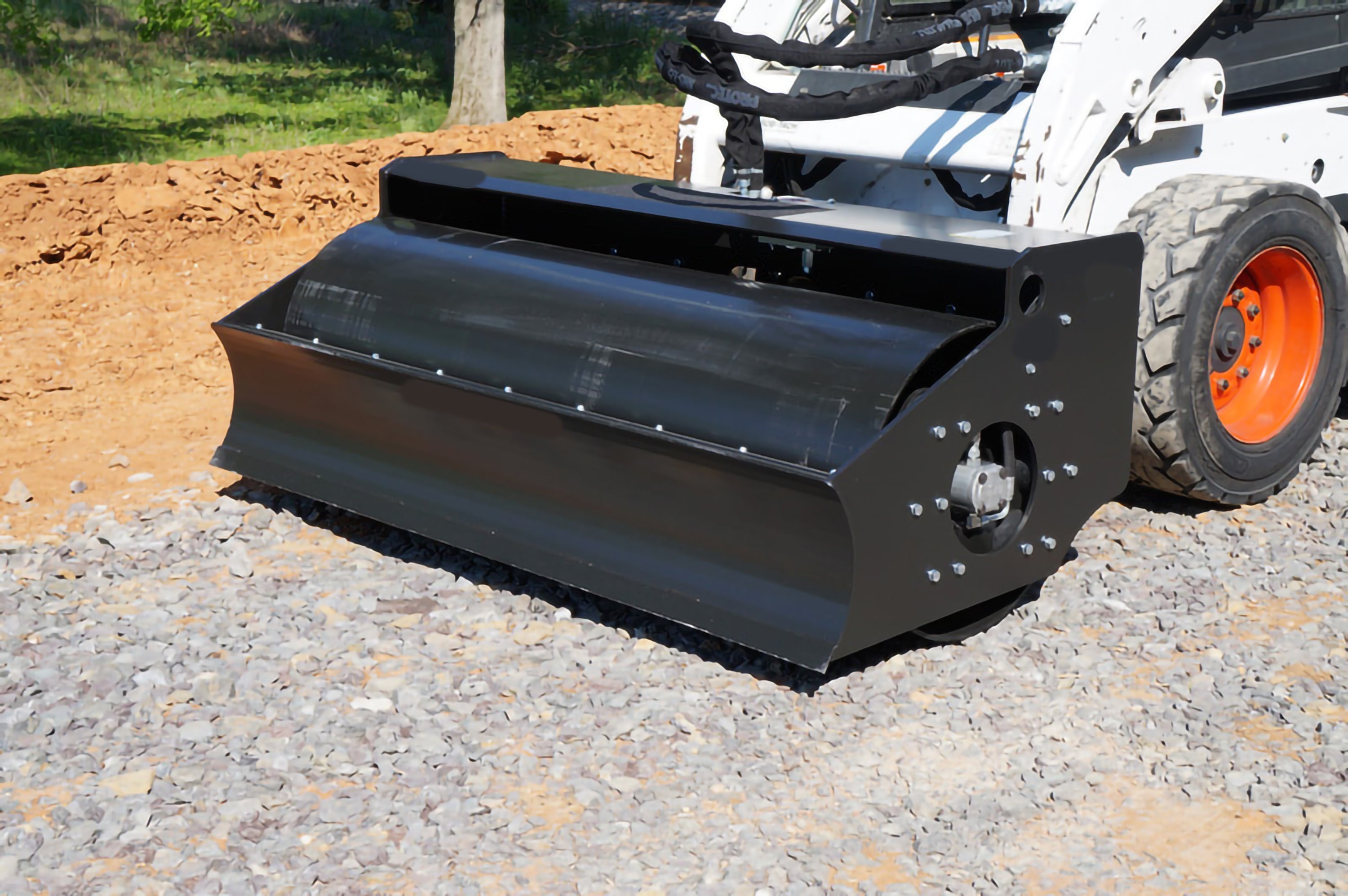 Loflin Fabrication | Vibratory Roller | 84" Width | For Skid Steer