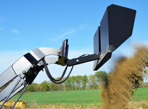 Loflin Fabrication | Front Dump Bucket | 36" - 50" Width | For Mini Skid Steer & Compact Tractor