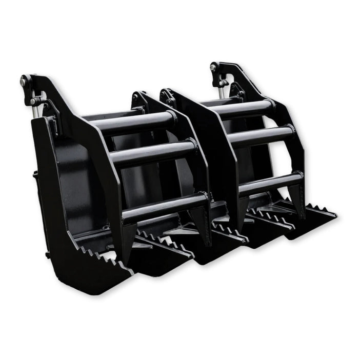 Loflin Fabrication | Vertical Root Grapple | 36", 42", 48" Widths | For Mini Skid Steers & Tractors