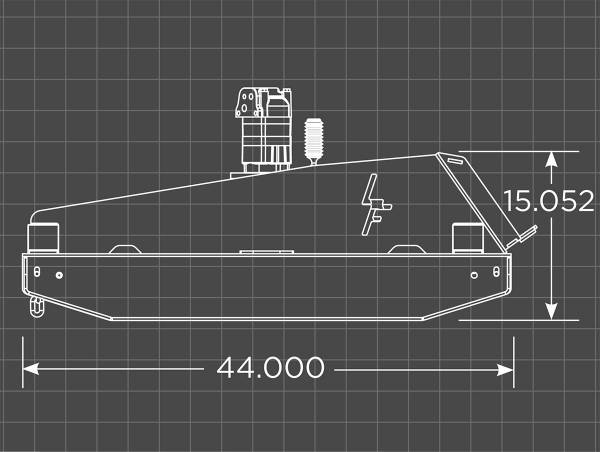 Loflin Fabrication | Brush Cutter | 42" Width | For Mini Skid Steers