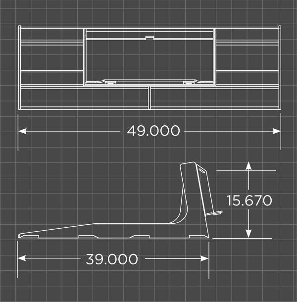 Loflin Fabrication | Land Plane | 49" Width | For Mini Skid Steers