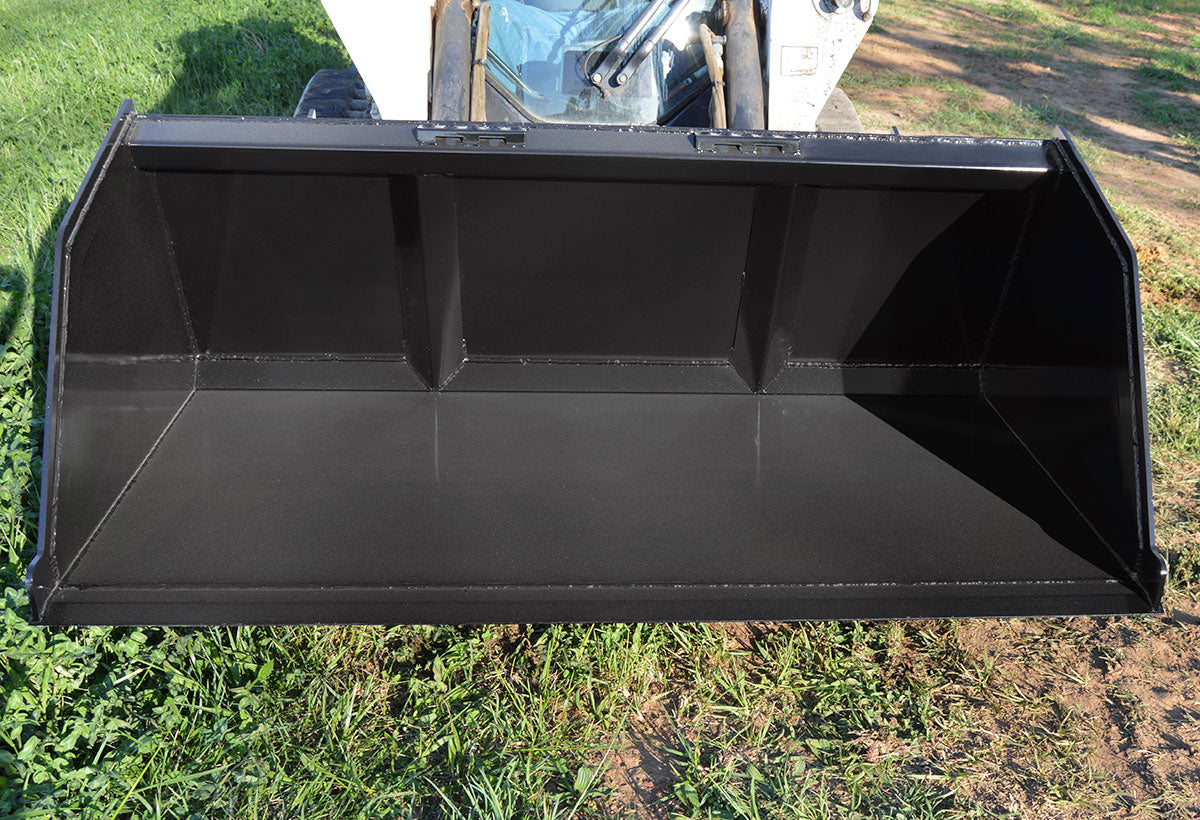 Loflin Fabrication | Snow & Litter Bucket | 48" - 120" | For Skid Steer