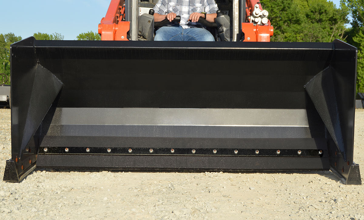 Loflin Fabrication | Snow Pusher | 72" – 168" | For Skid Steer & Tractor