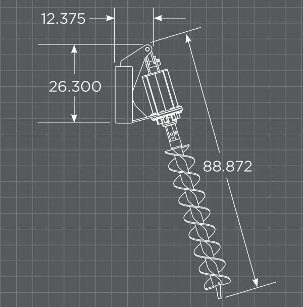 Loflin Fabrication | Auger | Drive & Bits | 4" – 48" Bit Range | For Skid Steer