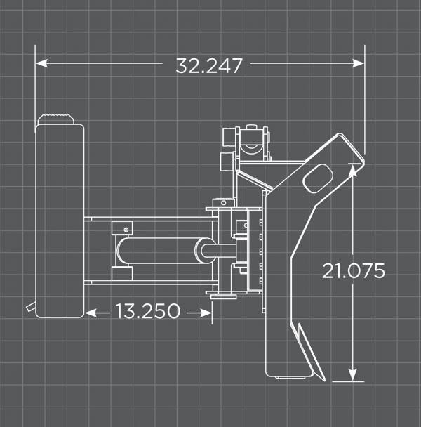Loflin Fabrication | Dozer Blade | 83" & 94" Widths | For Skid Steer