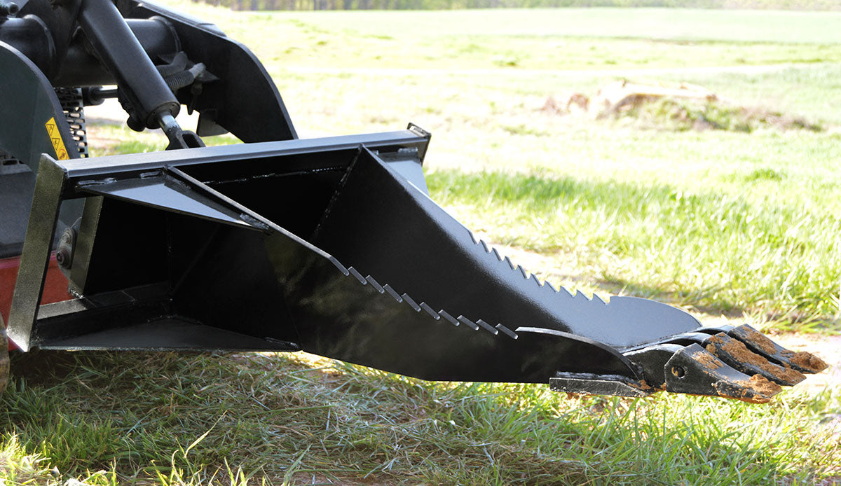 Loflin Fabrication | Compact Tractor Stump Bucket | For Compact Tractor