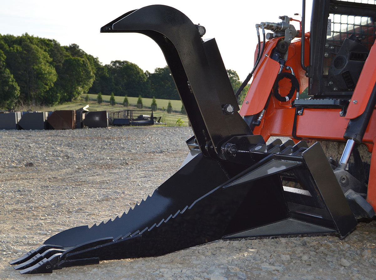 Loflin Fabrication | Stump Bucket Grapple | For Skid Steer