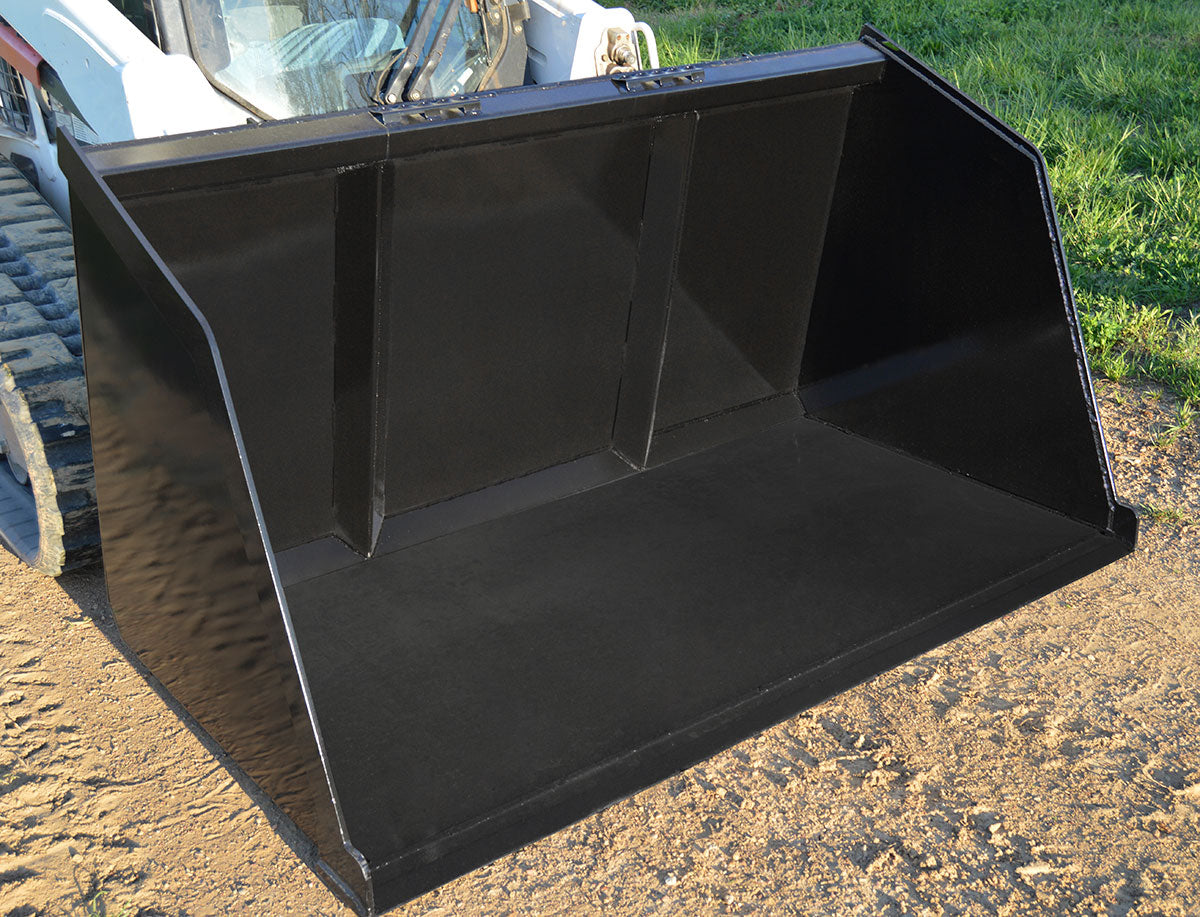 Loflin Fabrication | Turkey Litter Bucket | 48" - 120" | For Skid Steer