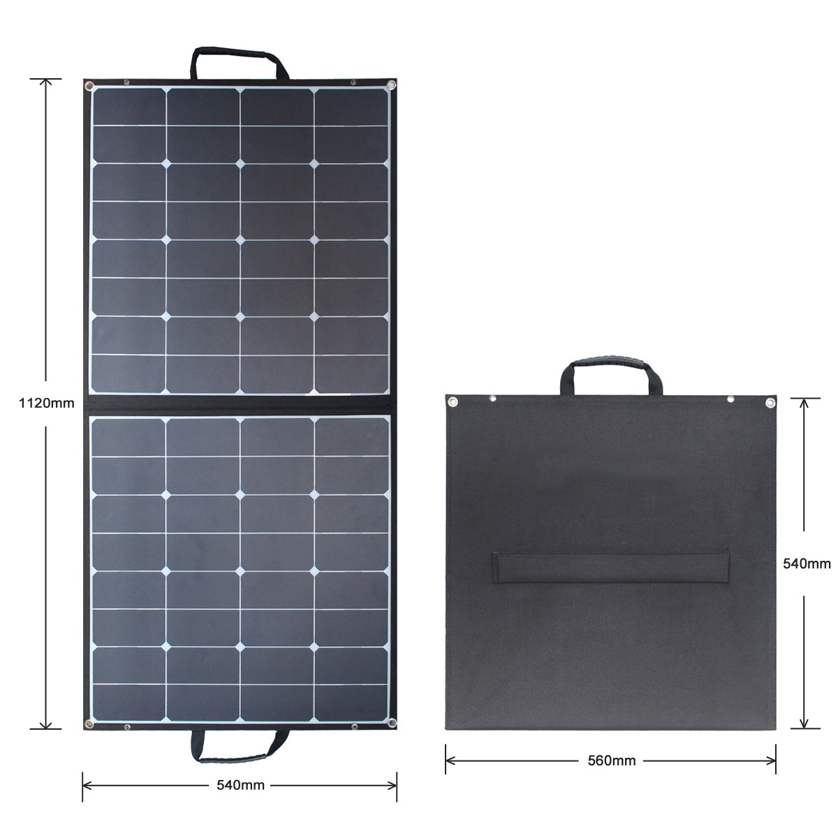 ACOPOWER 100 Watt Monocrystalline Sunpower Foldable Solar Panel HY-100SF21/100W