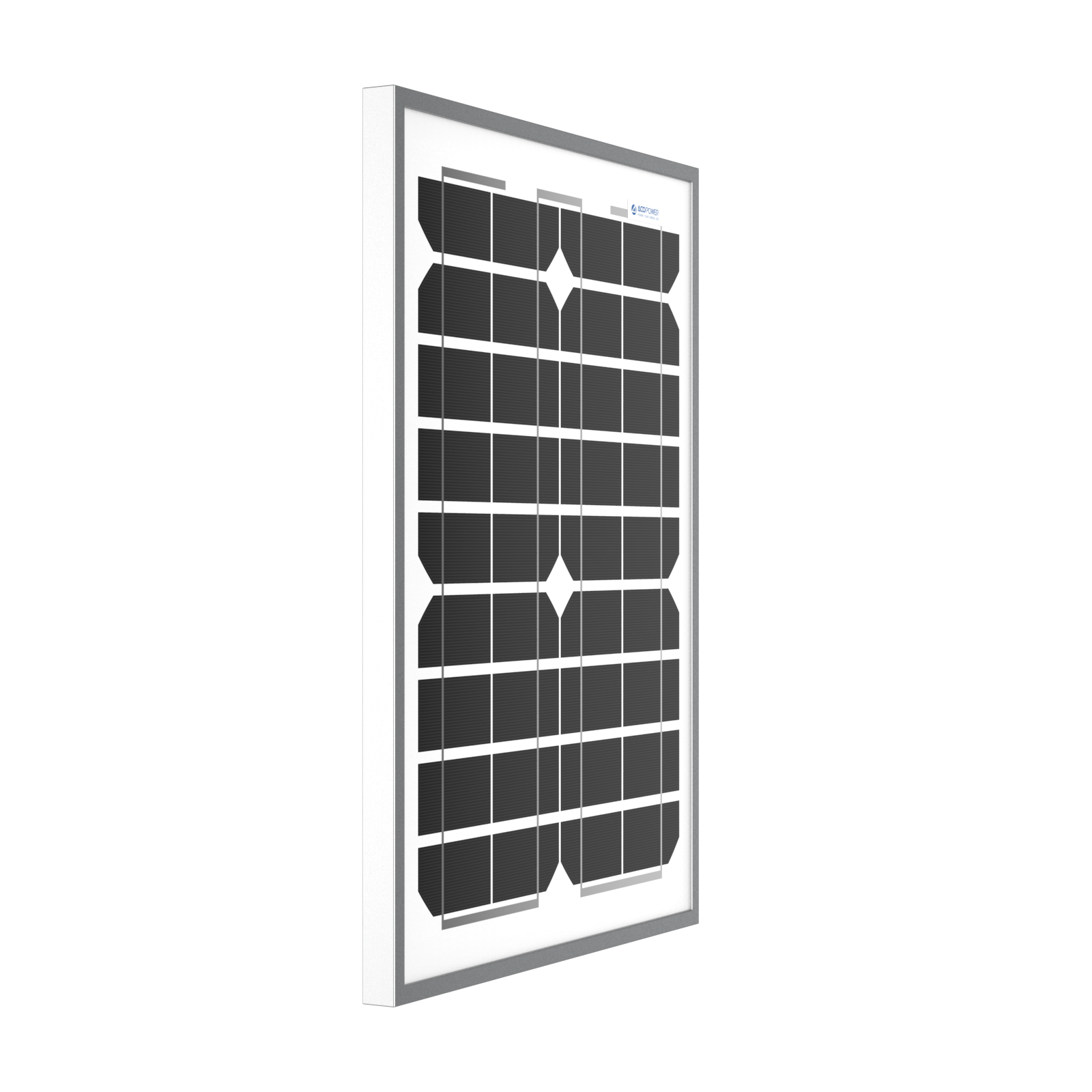 ACOPOWER 20 Watt 12 Volt Monocrystalline Solar Panel HY020-12M