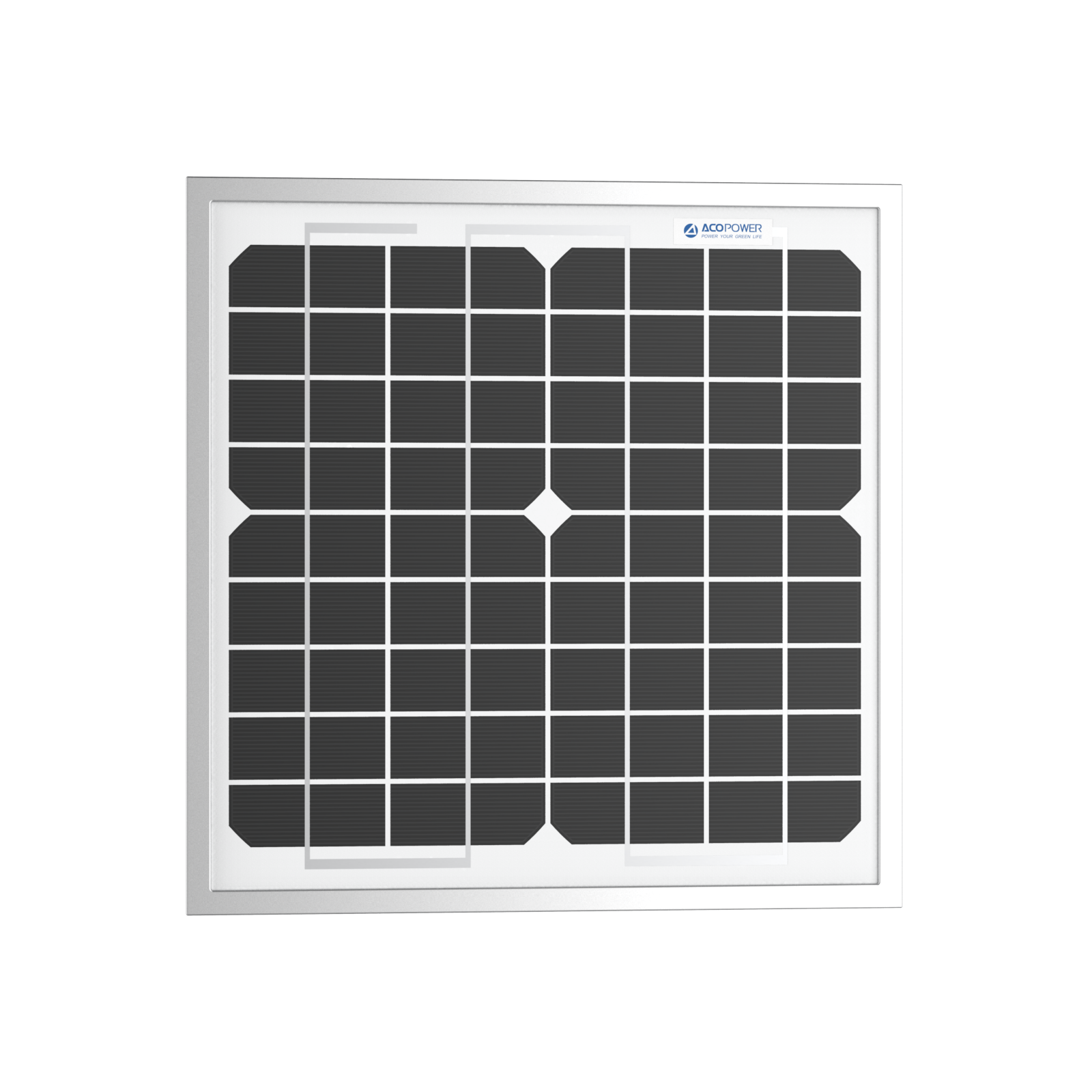 ACOPOWER 10 Watt 12 Volt Monocrystalline Solar Panel HY010-12M