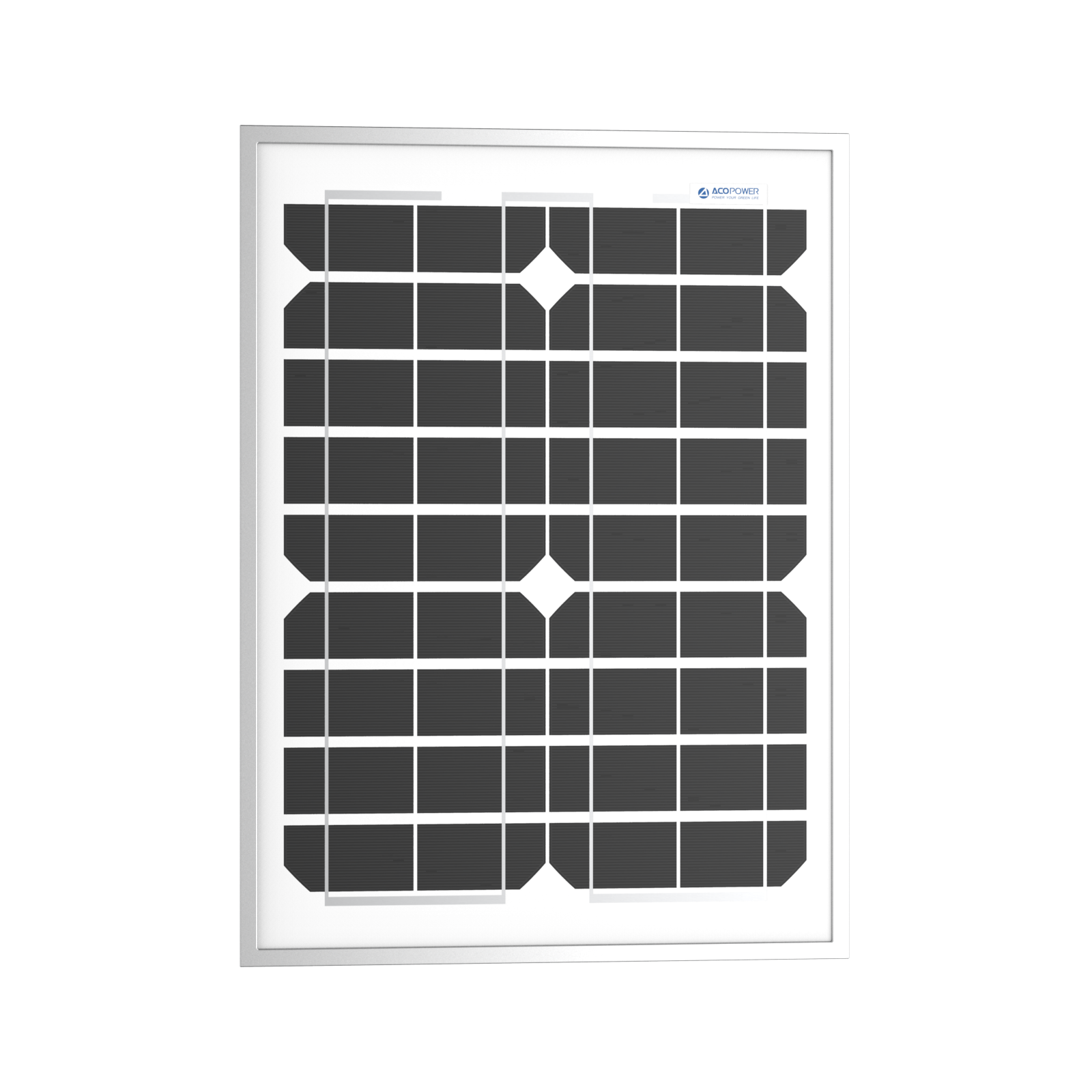 ACOPOWER 20 Watt 12 Volt Monocrystalline Solar Panel HY020-12M