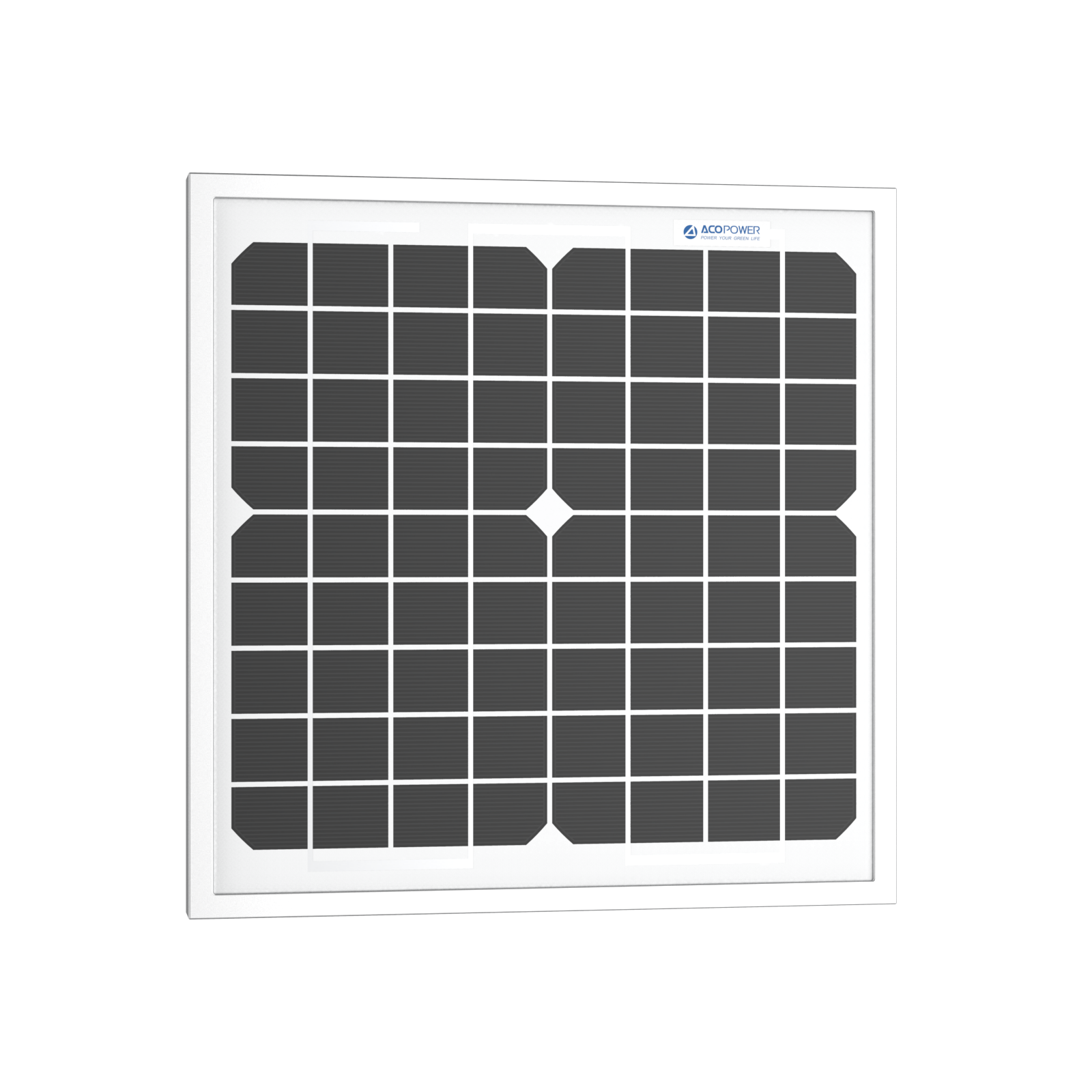 ACOPOWER 10 Watt 12 Volt Monocrystalline Solar Panel HY010-12M