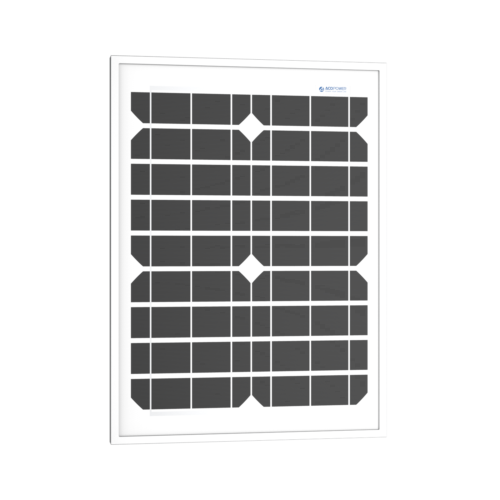ACOPOWER 20 Watt 12 Volt Monocrystalline Solar Panel HY020-12M