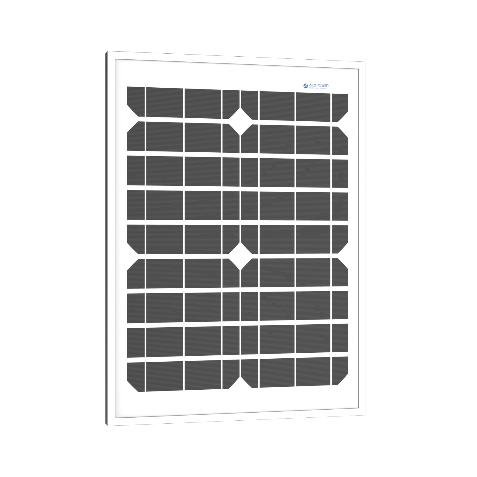 ACOPOWER 20 Watt 12 Volt Monocrystalline Solar Panel HY020-12M