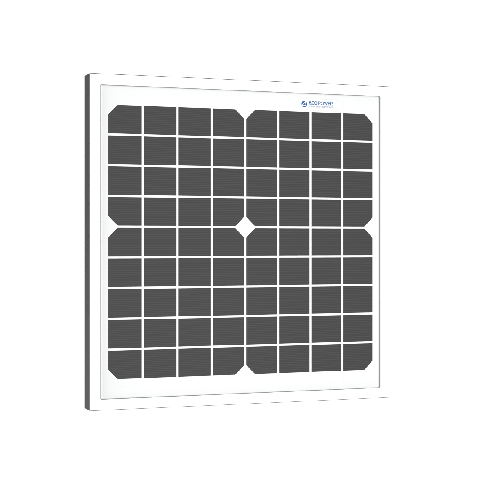 ACOPOWER 10 Watt 12 Volt Monocrystalline Solar Panel HY010-12M