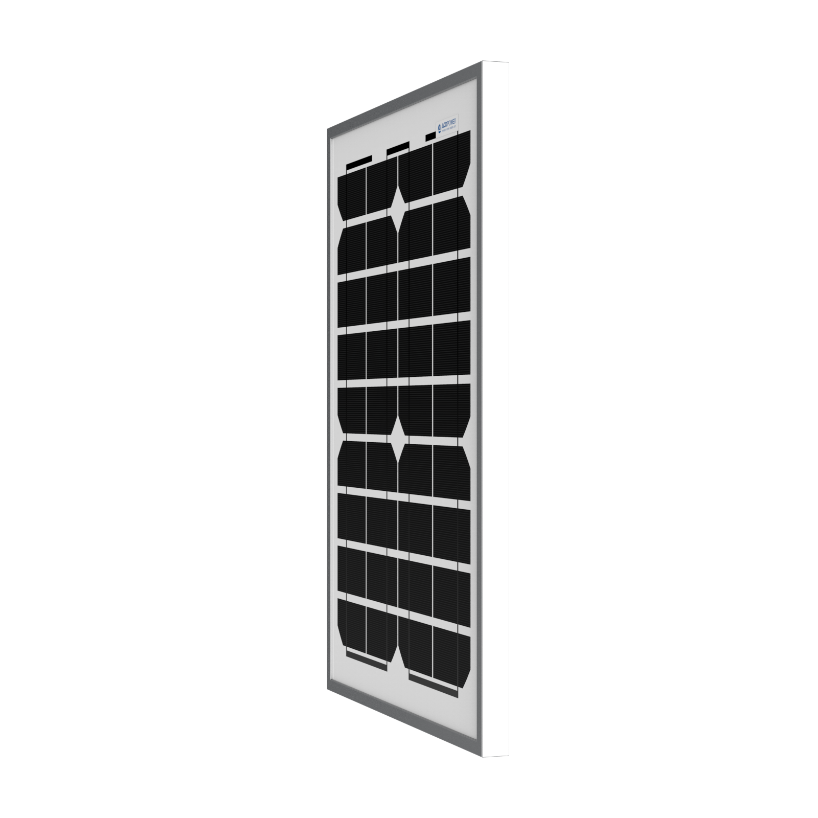 ACOPOWER 20 Watt 12 Volt Monocrystalline Solar Panel HY020-12M