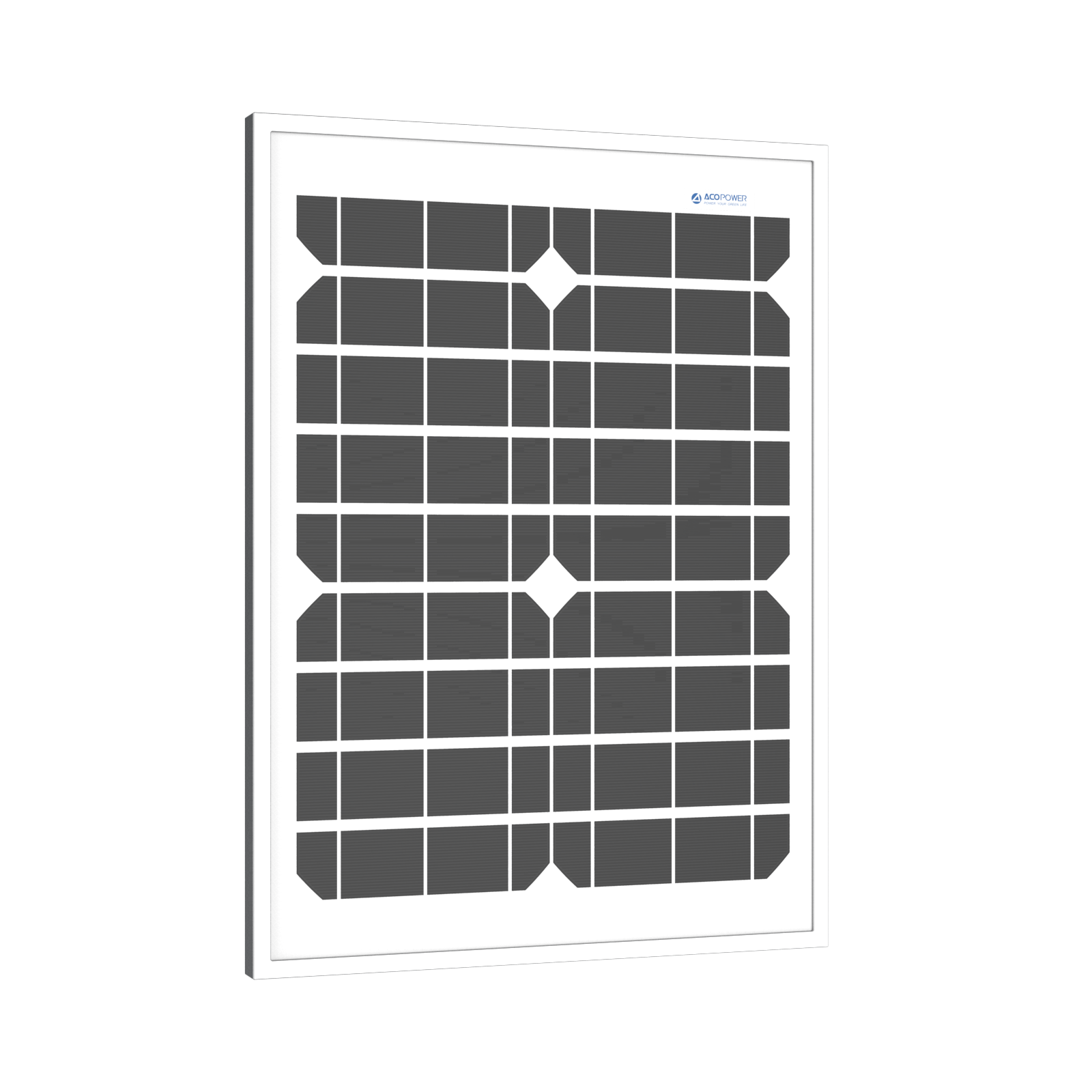 ACOPOWER 20 Watt 12 Volt Monocrystalline Solar Panel HY020-12M