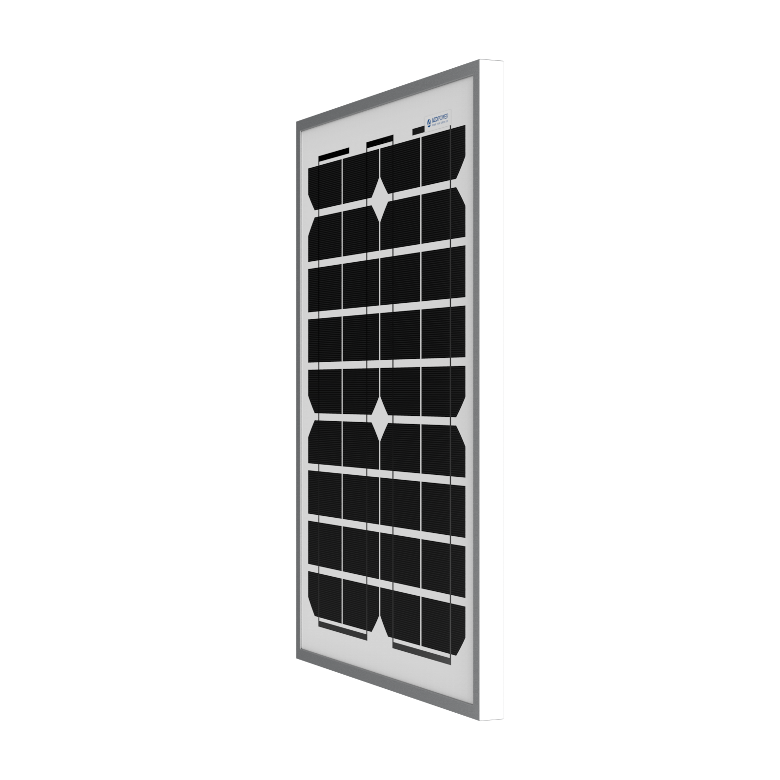 ACOPOWER 20 Watt 12 Volt Monocrystalline Solar Panel HY020-12M