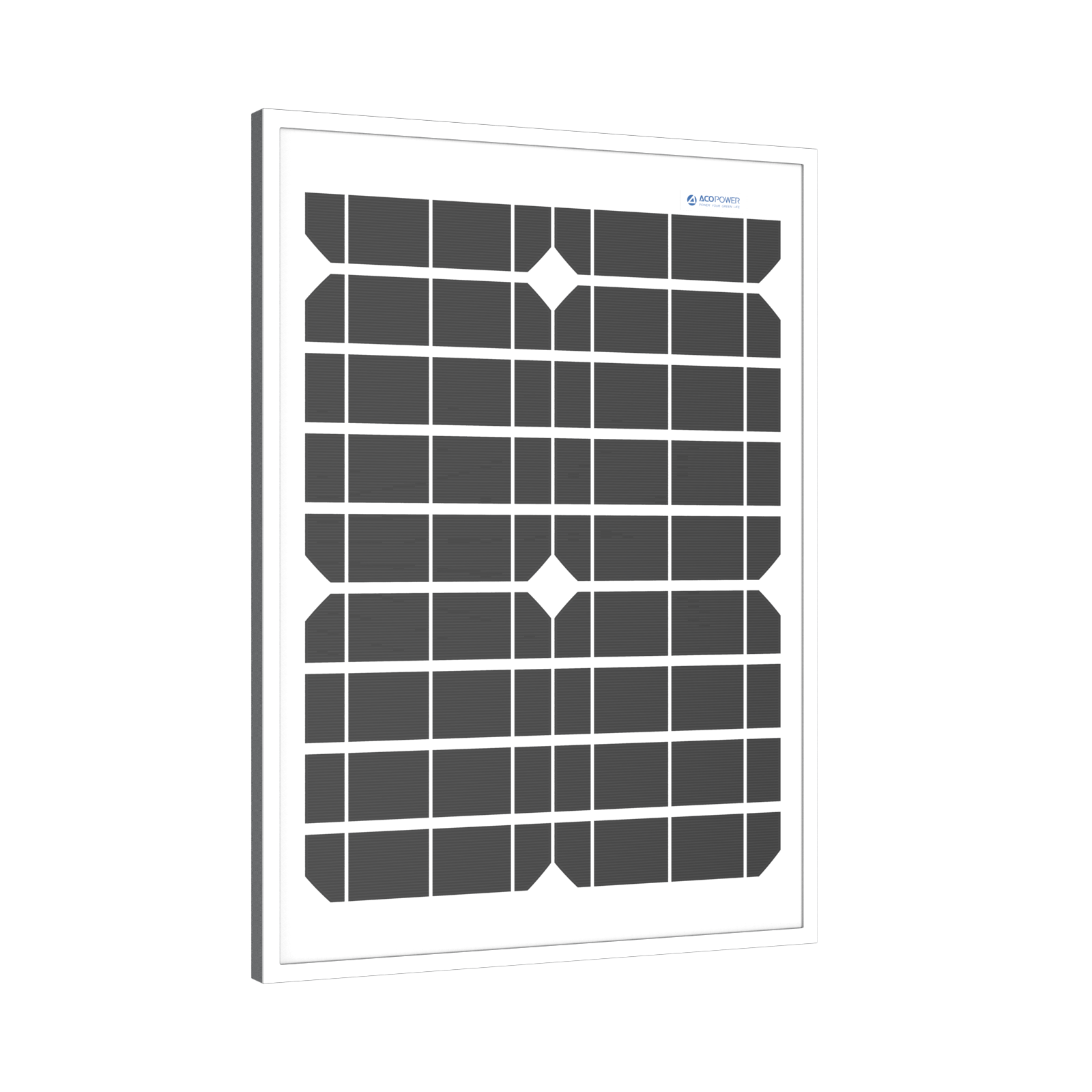 ACOPOWER 20 Watt 12 Volt Monocrystalline Solar Panel HY020-12M