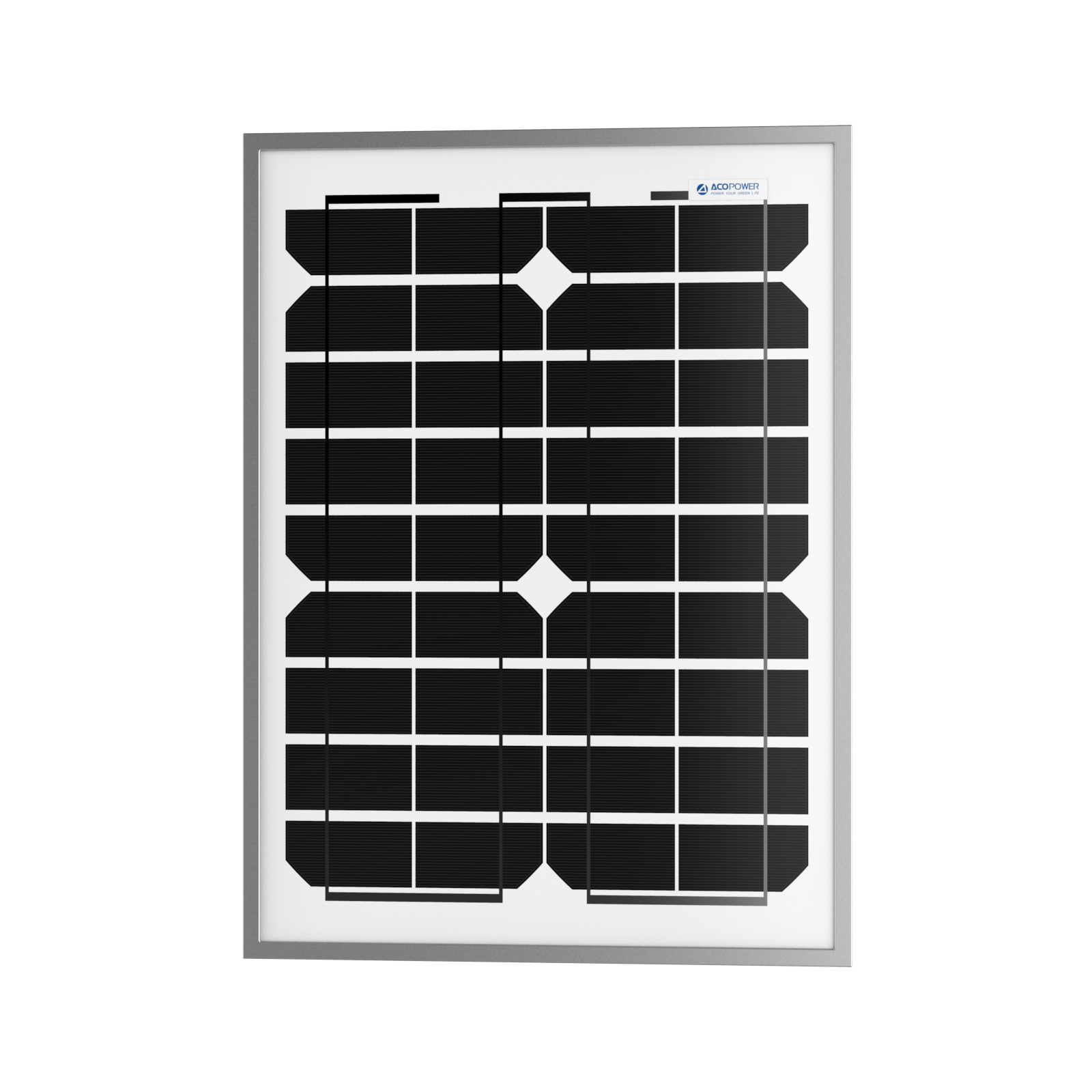 ACOPOWER 20 Watt 12 Volt Monocrystalline Solar Panel HY020-12M