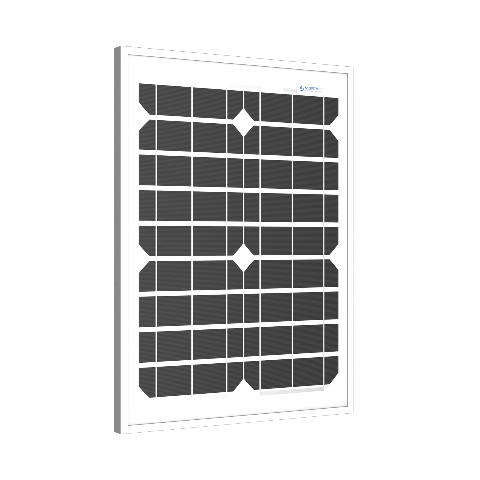 ACOPOWER 20 Watt 12 Volt Monocrystalline Solar Panel HY020-12M